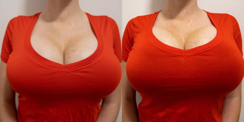 If I grew bigger every time you cum, how often would you jerk off? 😜 [OC]