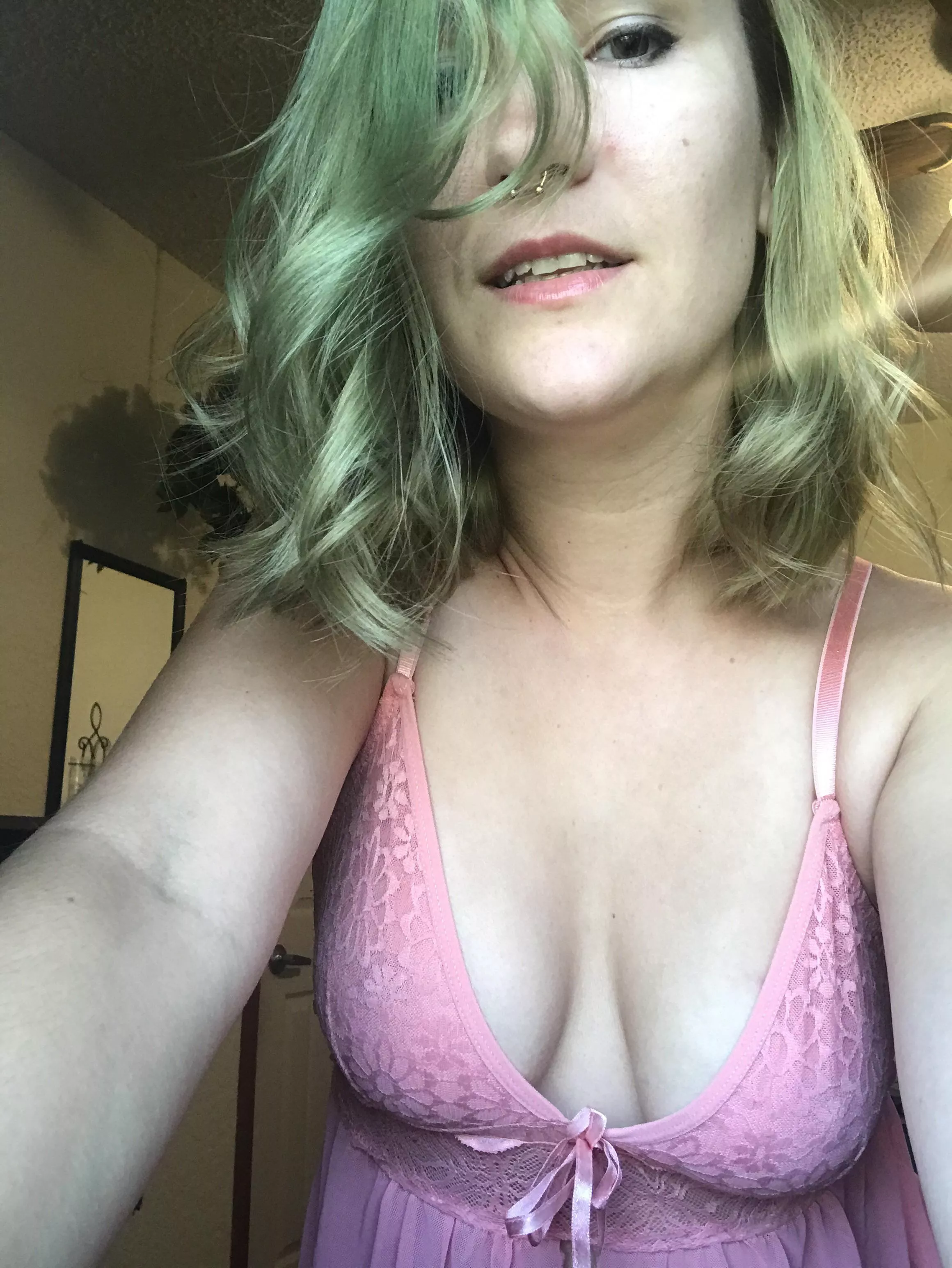 If I wasn’t green, what color would you pick for my hair?