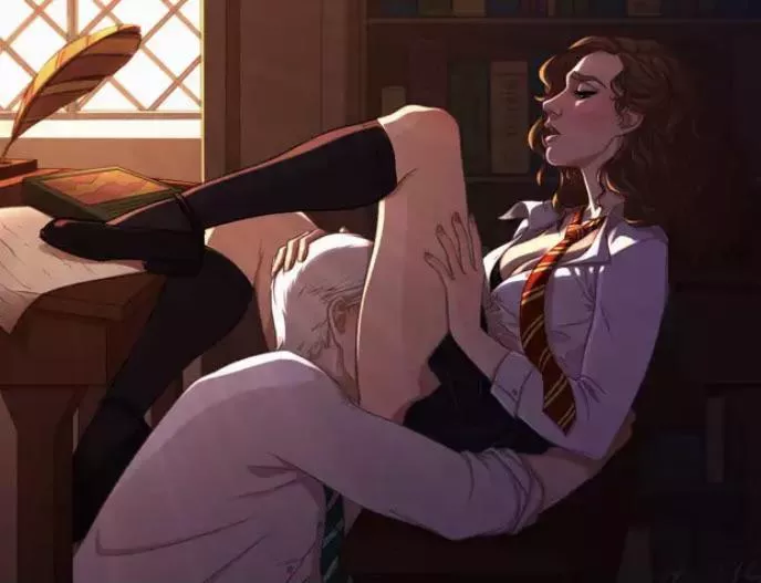 “If you want help passing your ancient runes class. You’re going to have to give me something in return, Malfoy.”