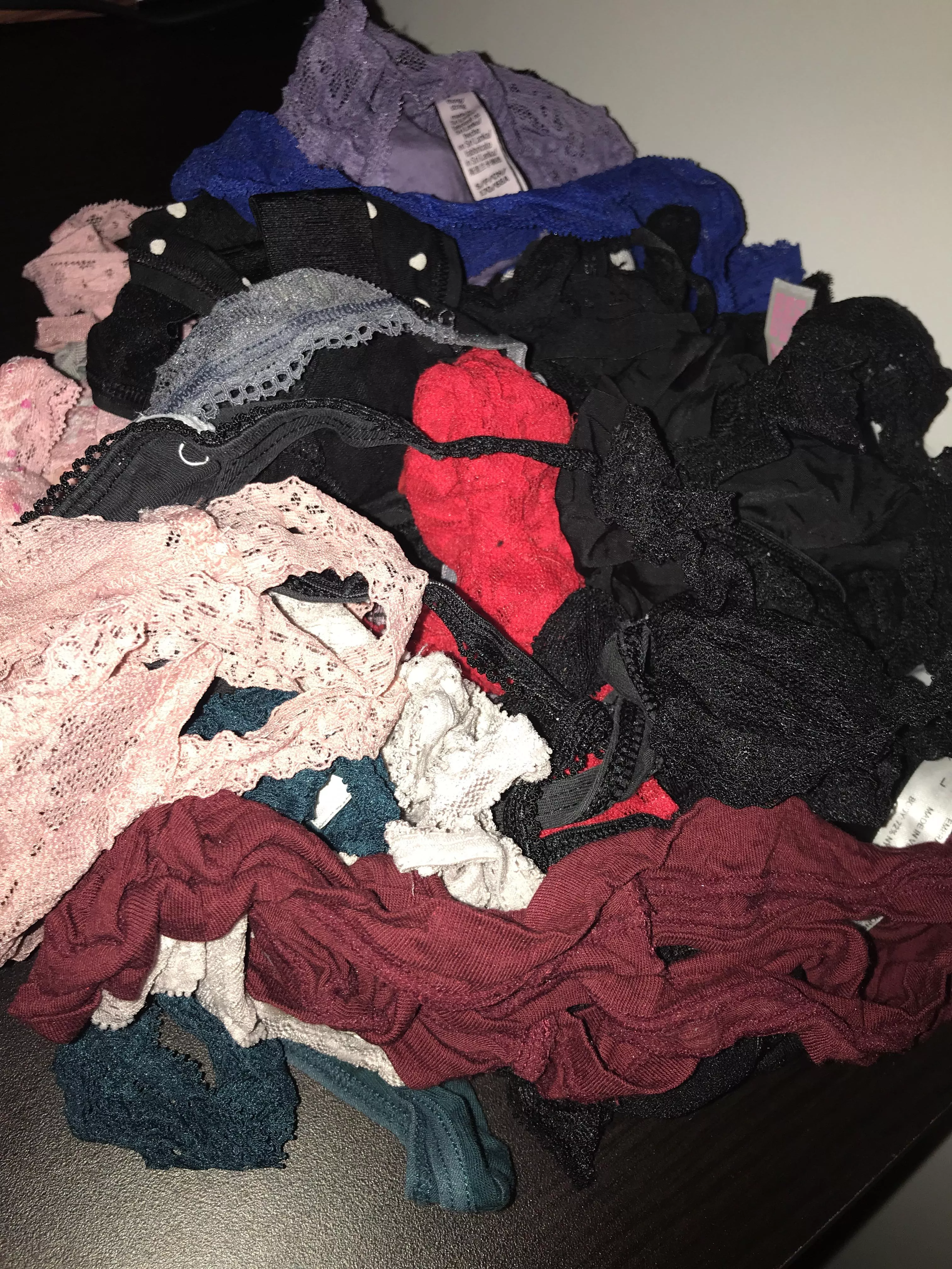 If your Interested in having a thong PM me. I have a variety of colors and styles!