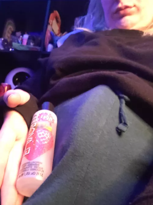 If you're good, you can lick me clean with strawberry flavors.