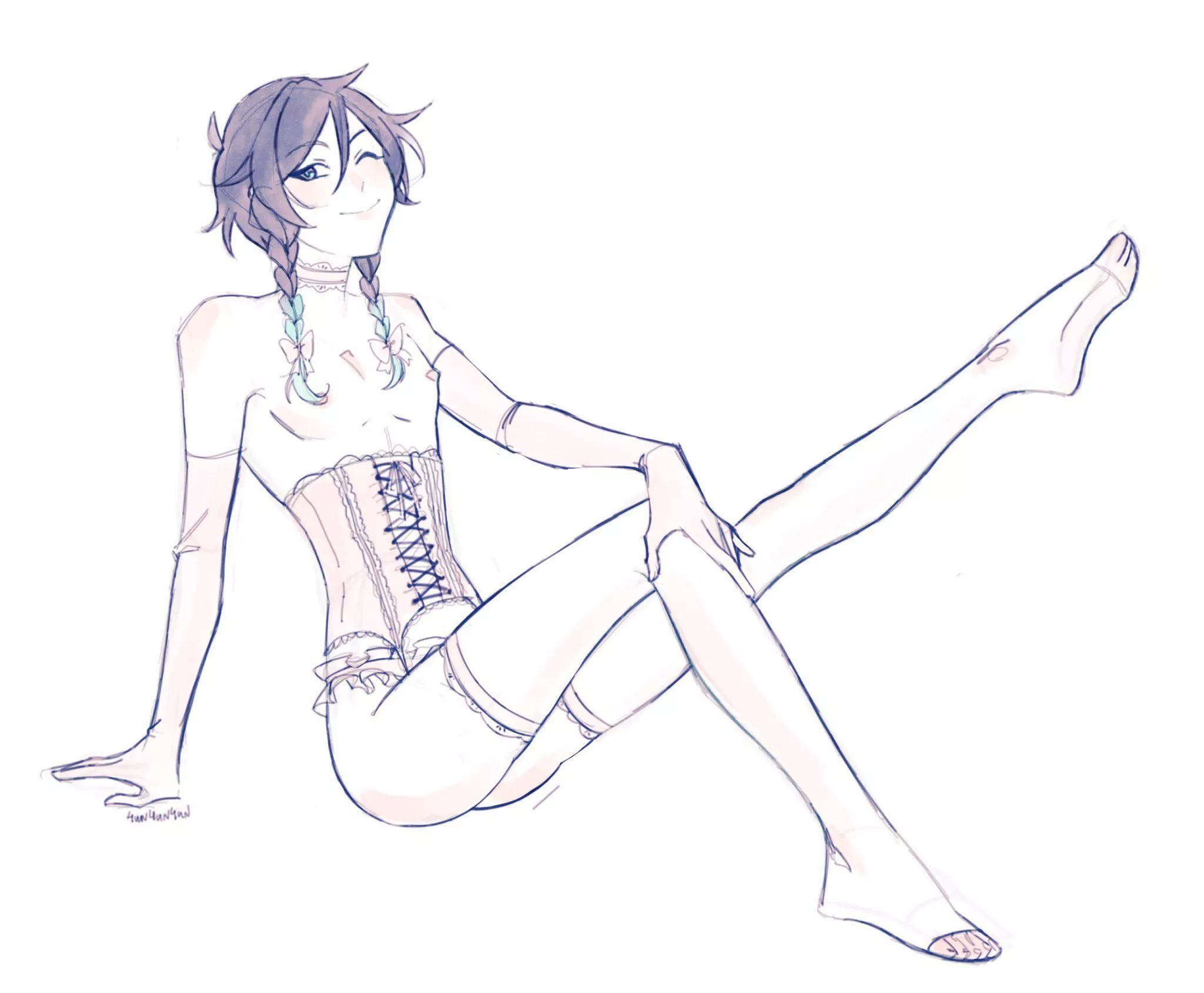 I'll dress up like this for you