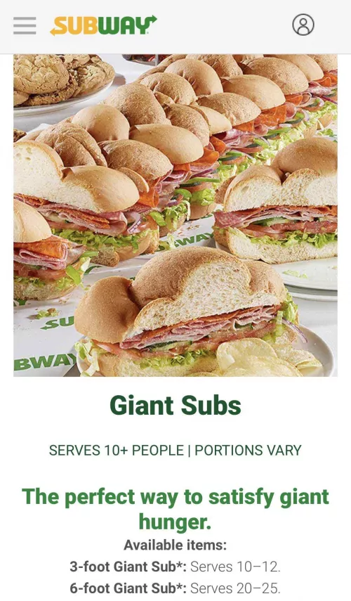 I’m a 6 foot sub and I think I’d get tired after serving 10-12. Subway you lying….