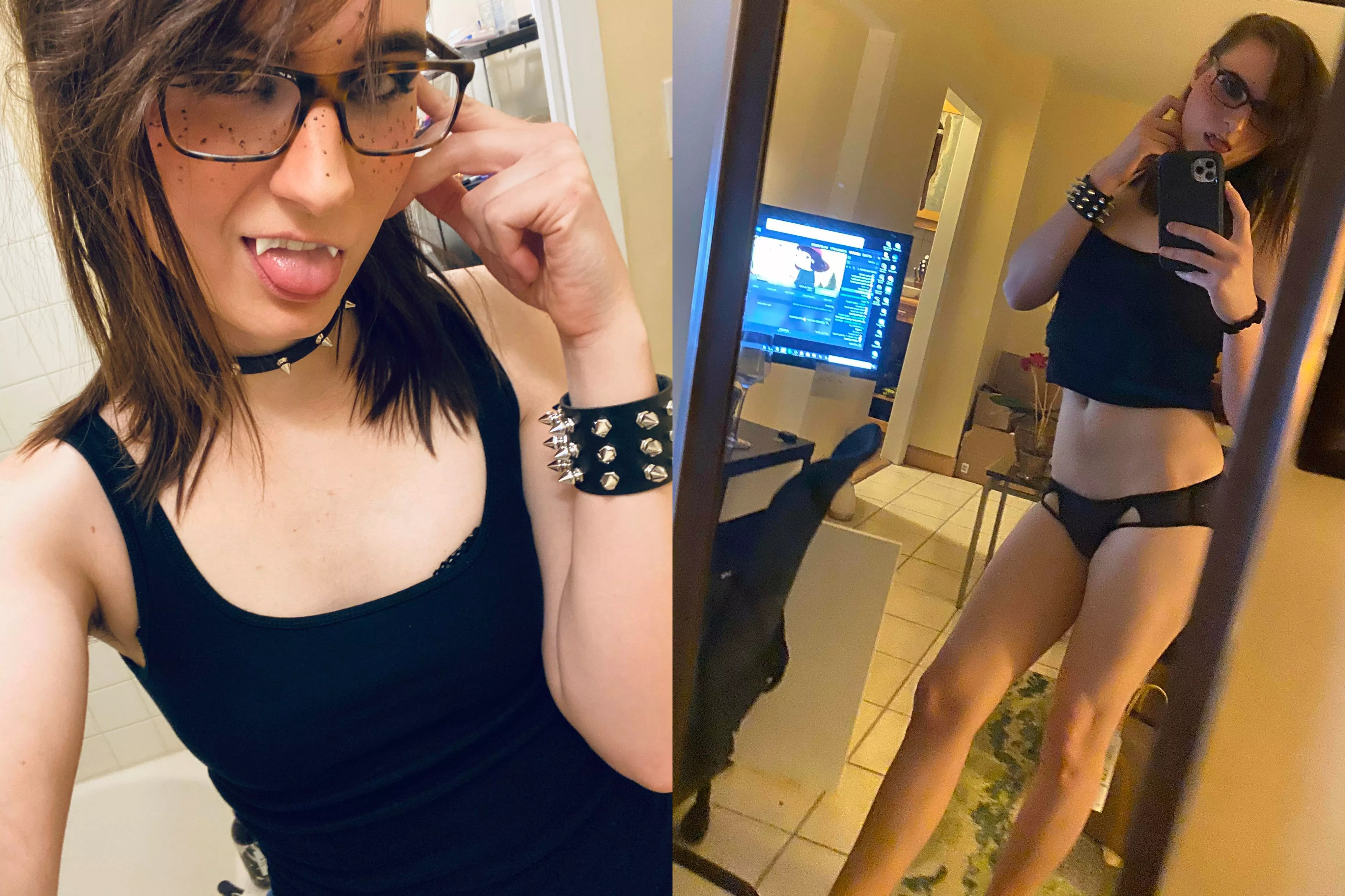 I'm a little slutty vampire craving the cum of men to sustain my slut form. Would you let me sink my teeth into you? I'm a little slutty vampire craving the cum of men to sustain my slut form. Would you let me sink my teeth into you?
