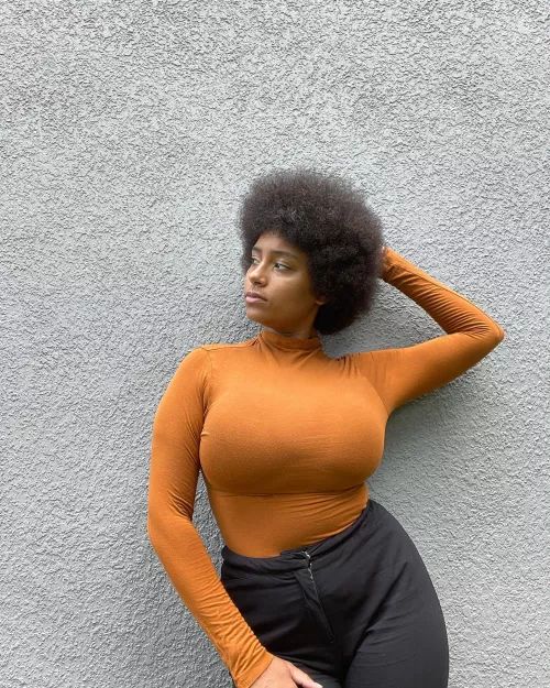 I'm a sucker for a tight turtleneck I'm a sucker for a tight turtleneck
