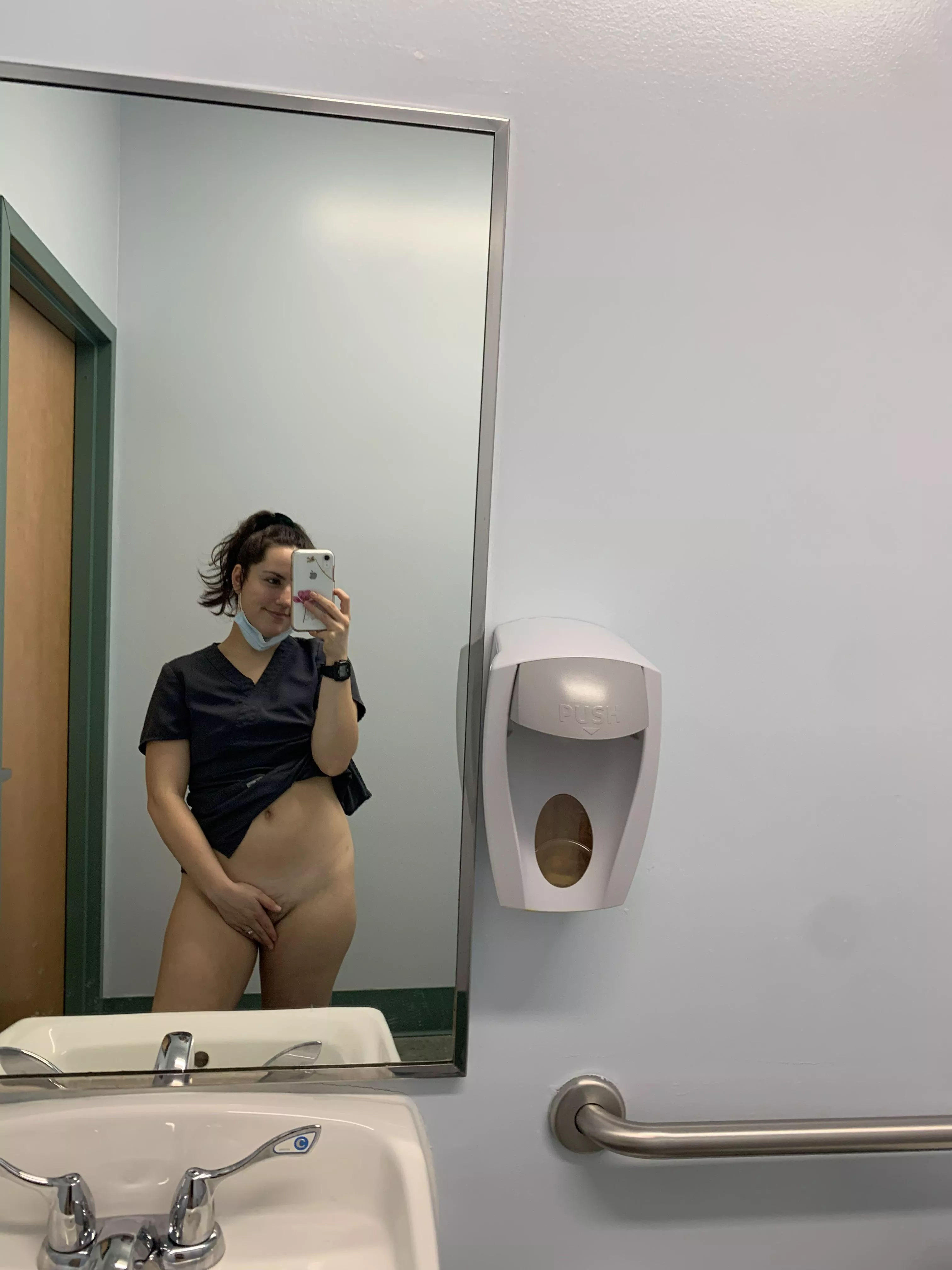 i’m a vet tech, would you play with my kitty? [f]