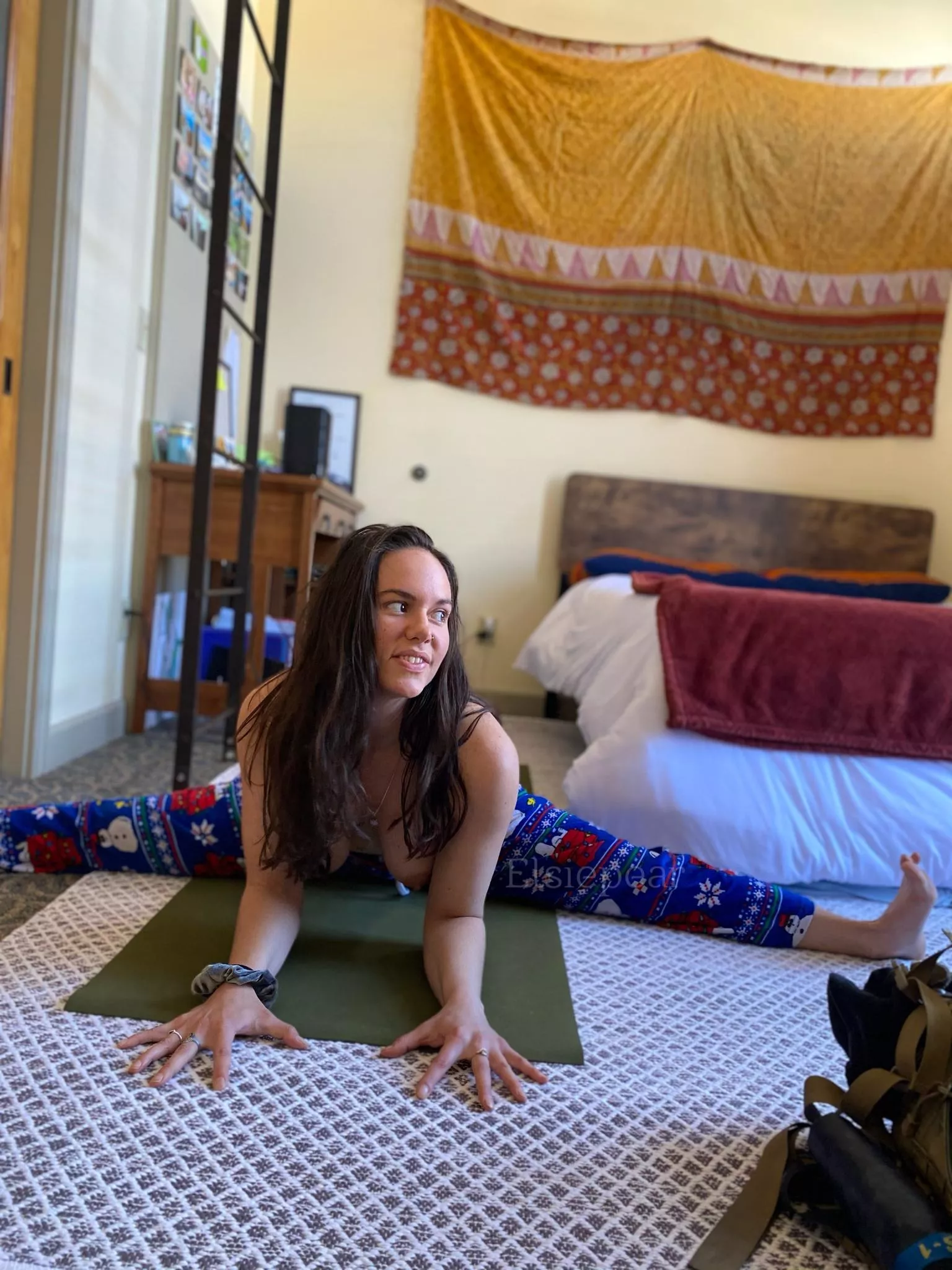 I’m all warmed up and ready to straddle you