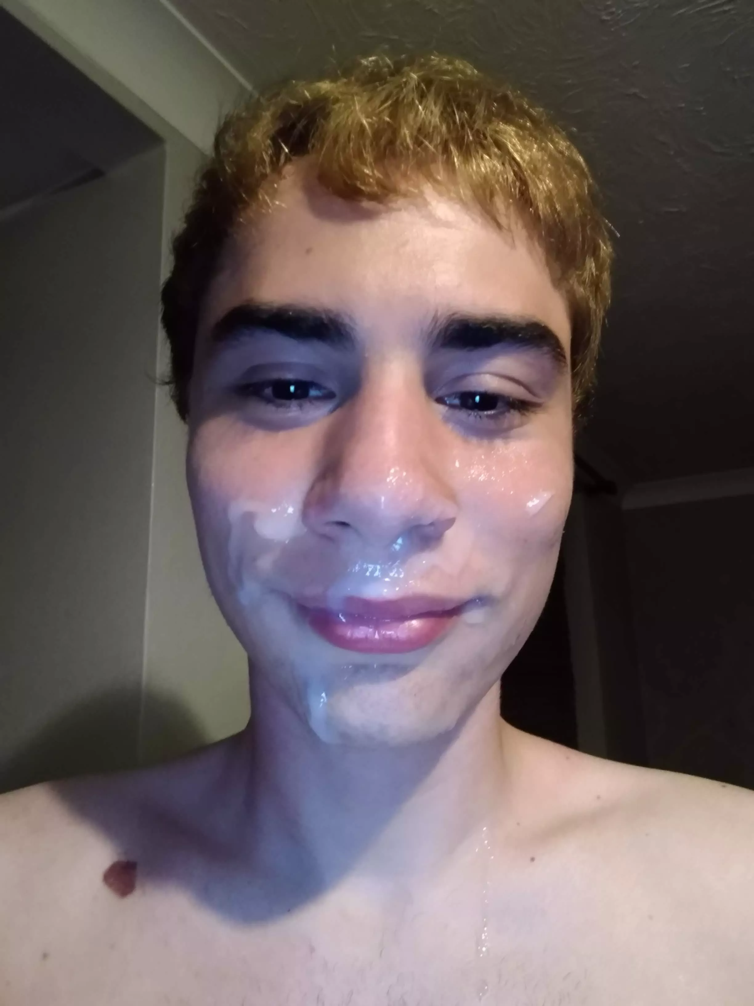 Guys With Cum On Their Face