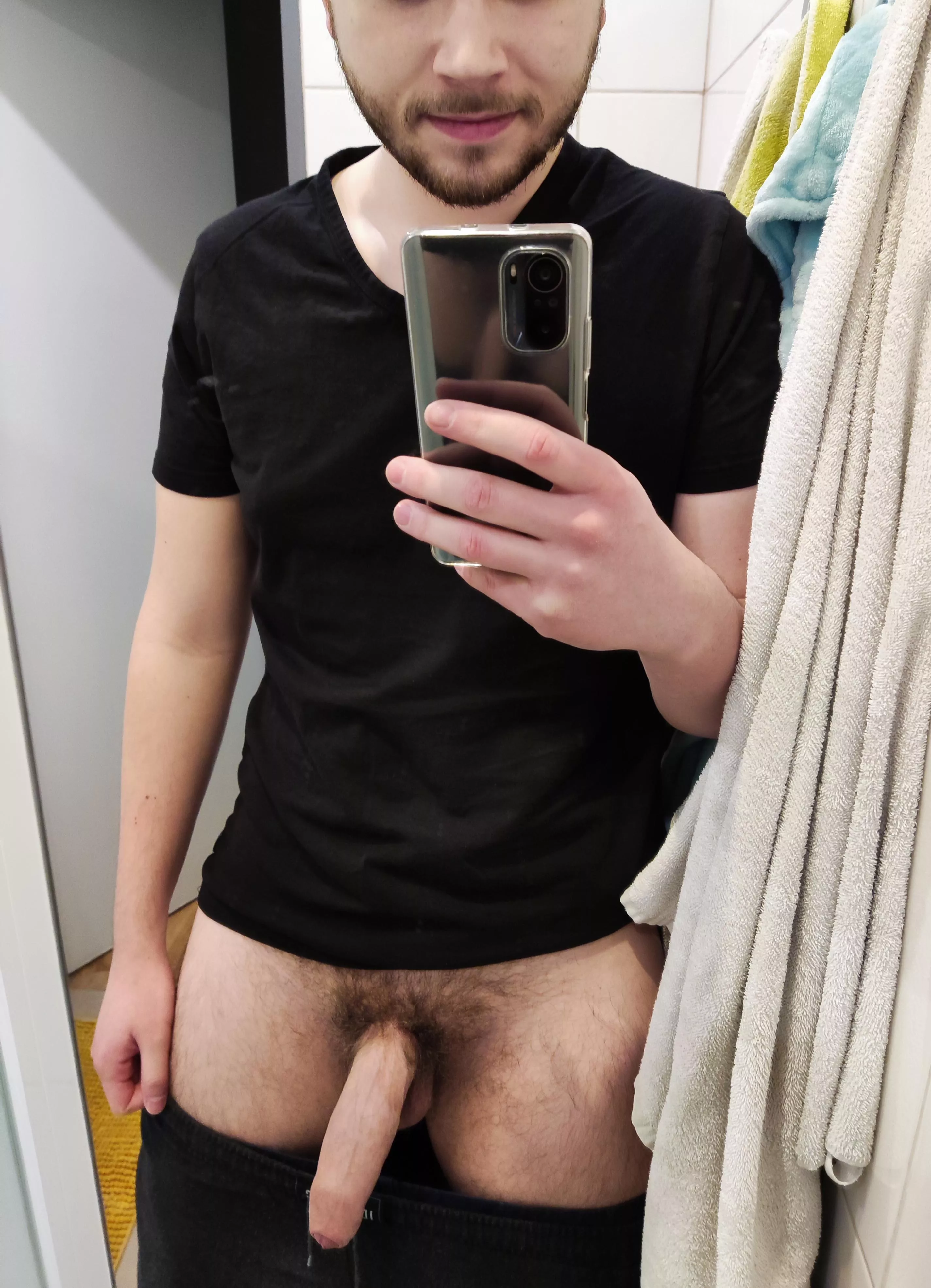 I'm an introvert but my cock is extrovert.