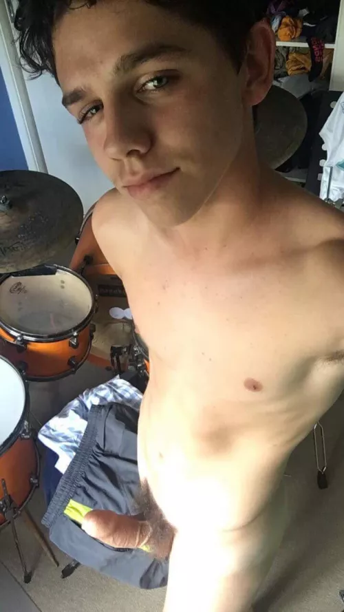 I’m Ben and I’m 18😉 what do you think of my small cock?