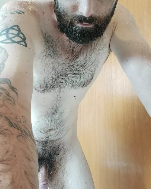 I'm dripping wet, want to dry me of?π