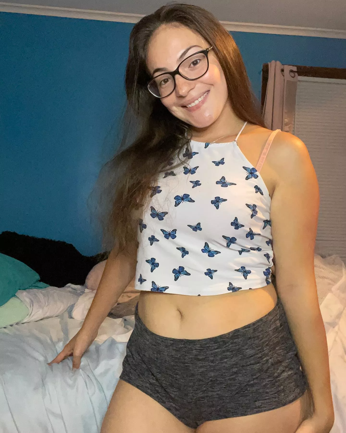 I’m glasses don’t fly off my face you’re not fucking me hard enough