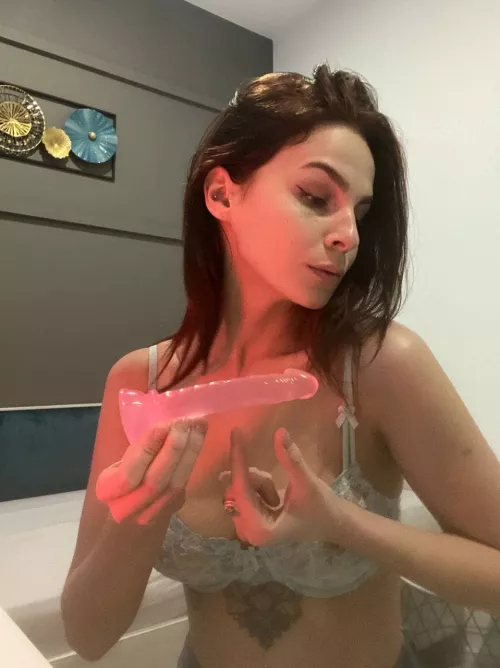 I'm going to fuck you with my dildo. Is your ass ready to accept this dildo?