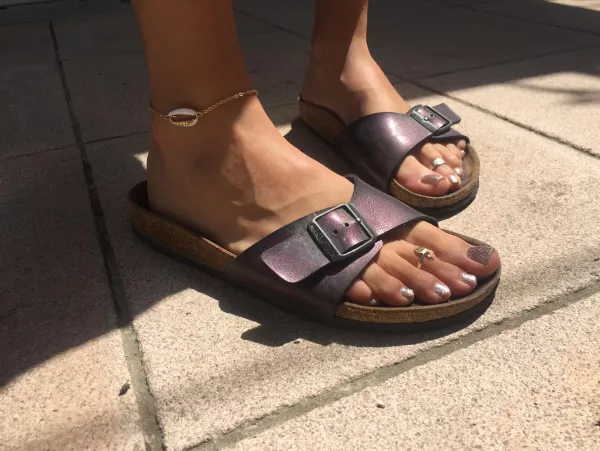 I'm here to satisfy your foot fetish desires π