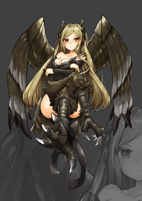 Im in love with the look of this Harpy, she looks angry though.