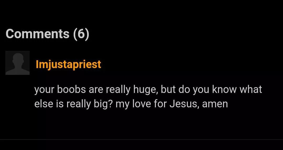 I'm just a priest I'm just a priest