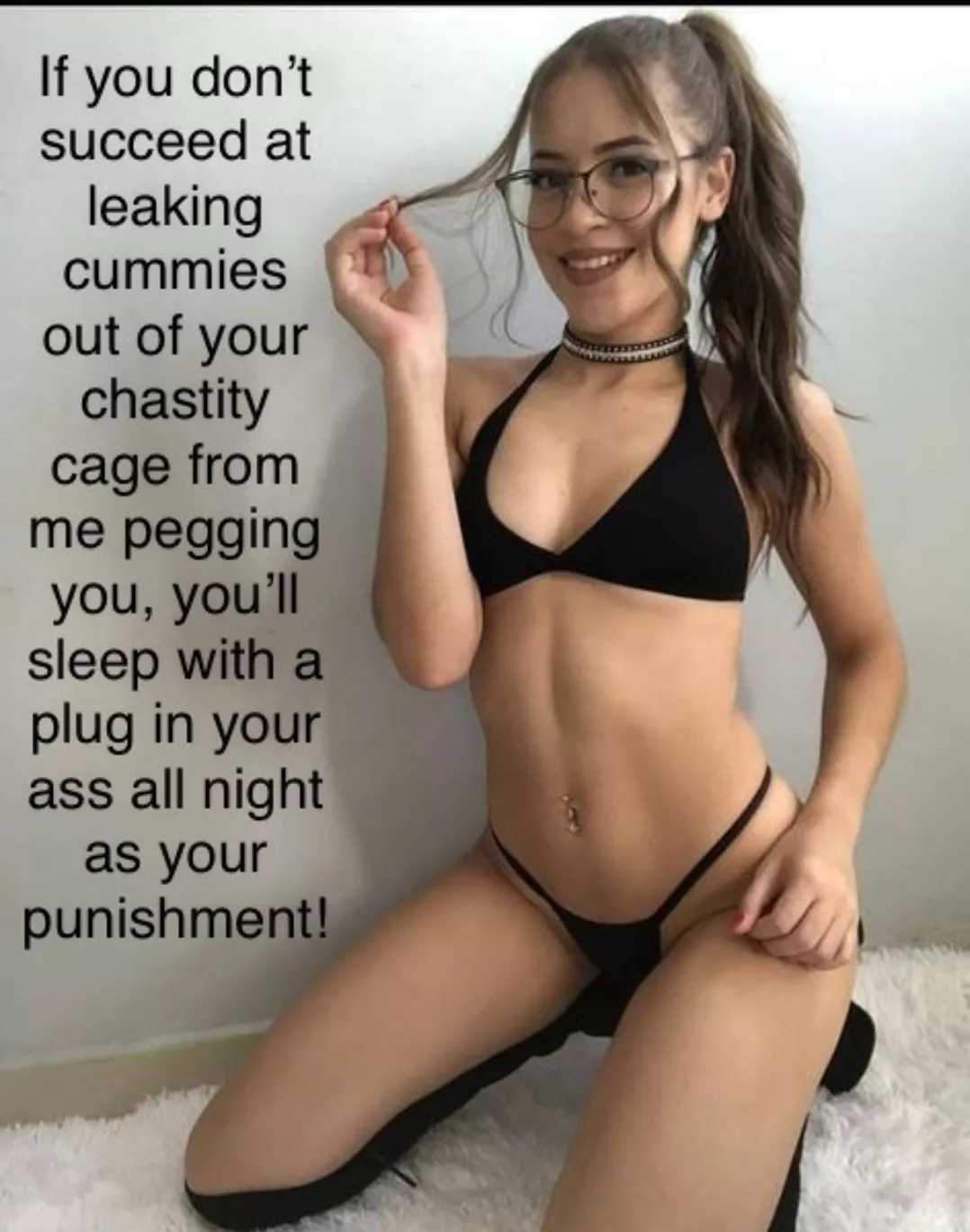 I'm sure you will leak like a little slut I'm sure you will leak like a little slut