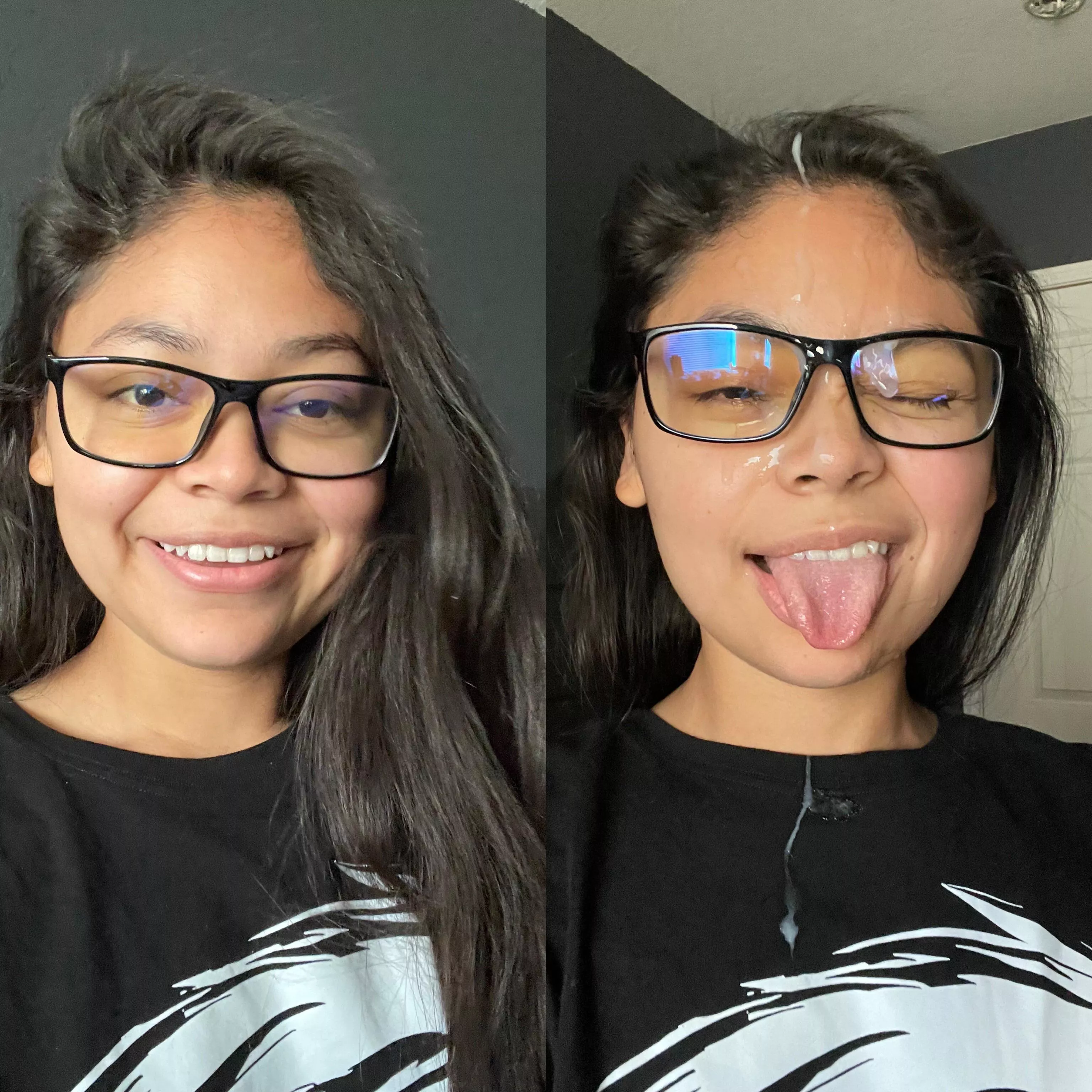 I’m the happiest when I’m covered in cum 😉