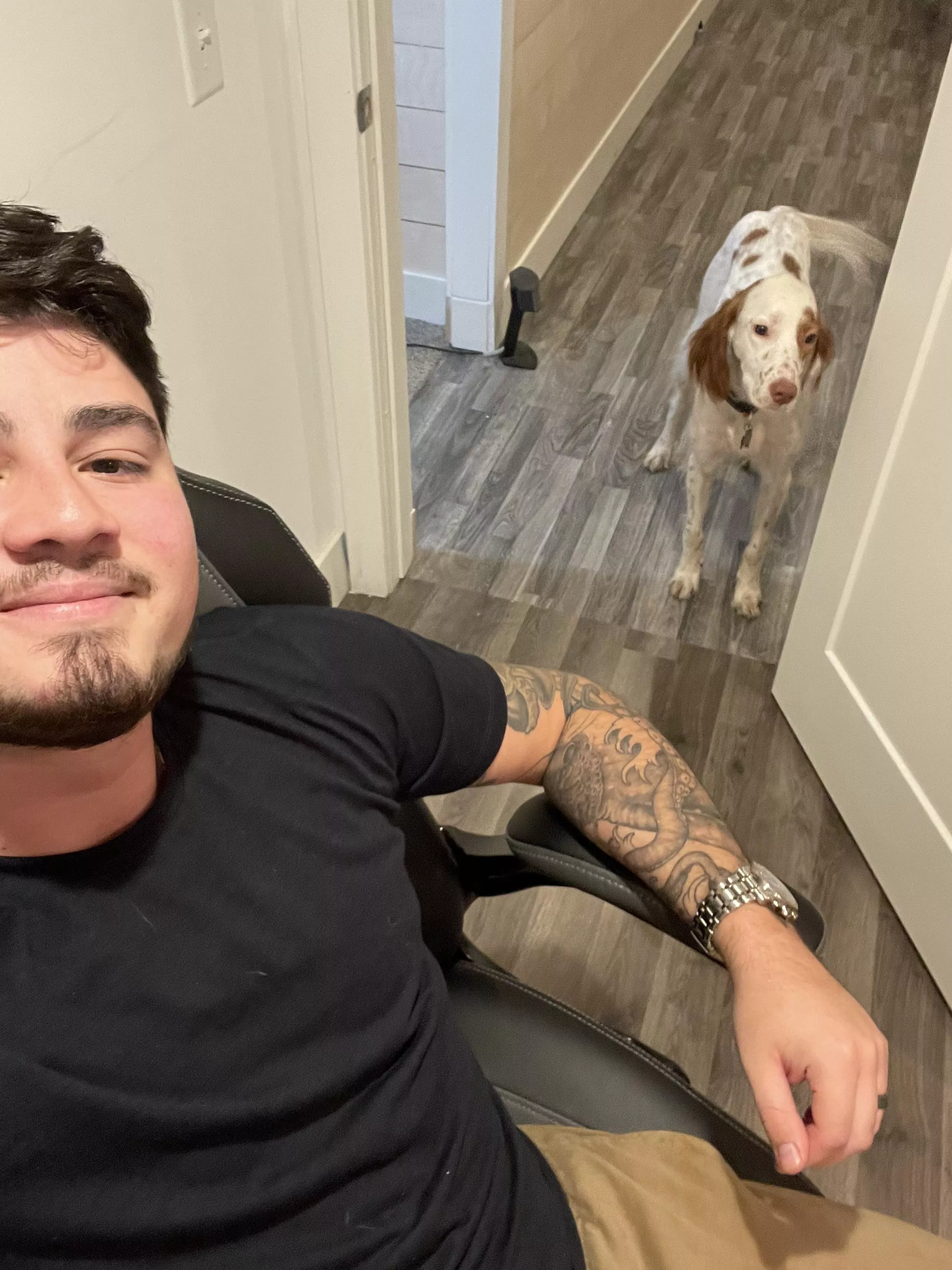 I’m the one to the left, the right guy is cuter though.