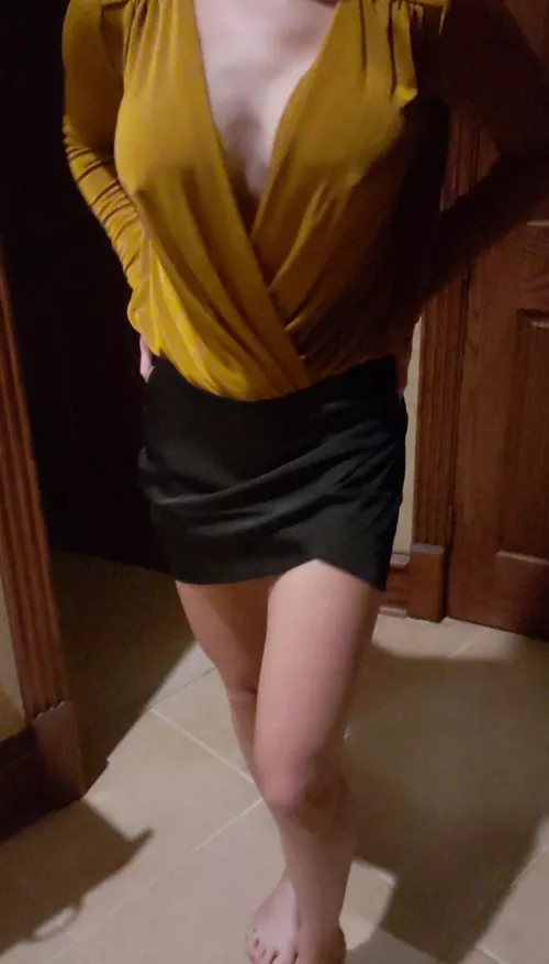 I'm thinking this new top is going to make date night fun...