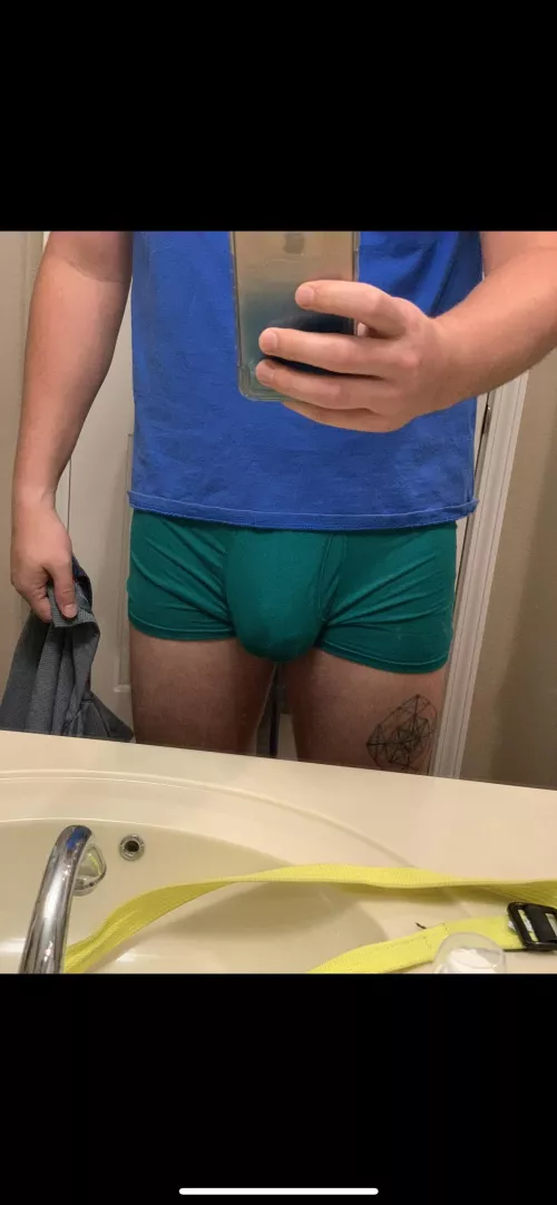 I’m tired of seeing all of the hard dicks in these bulge pics, where are the soft bulges at!?