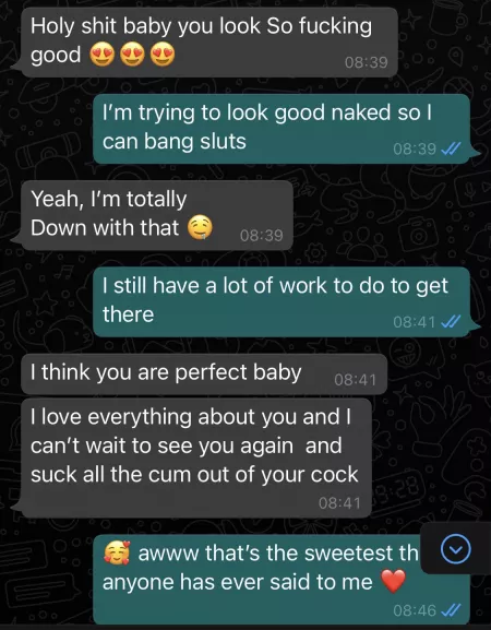 I’m trying to look more fit recently and sent her a pic I’m trying to look more fit recently and sent her a pic