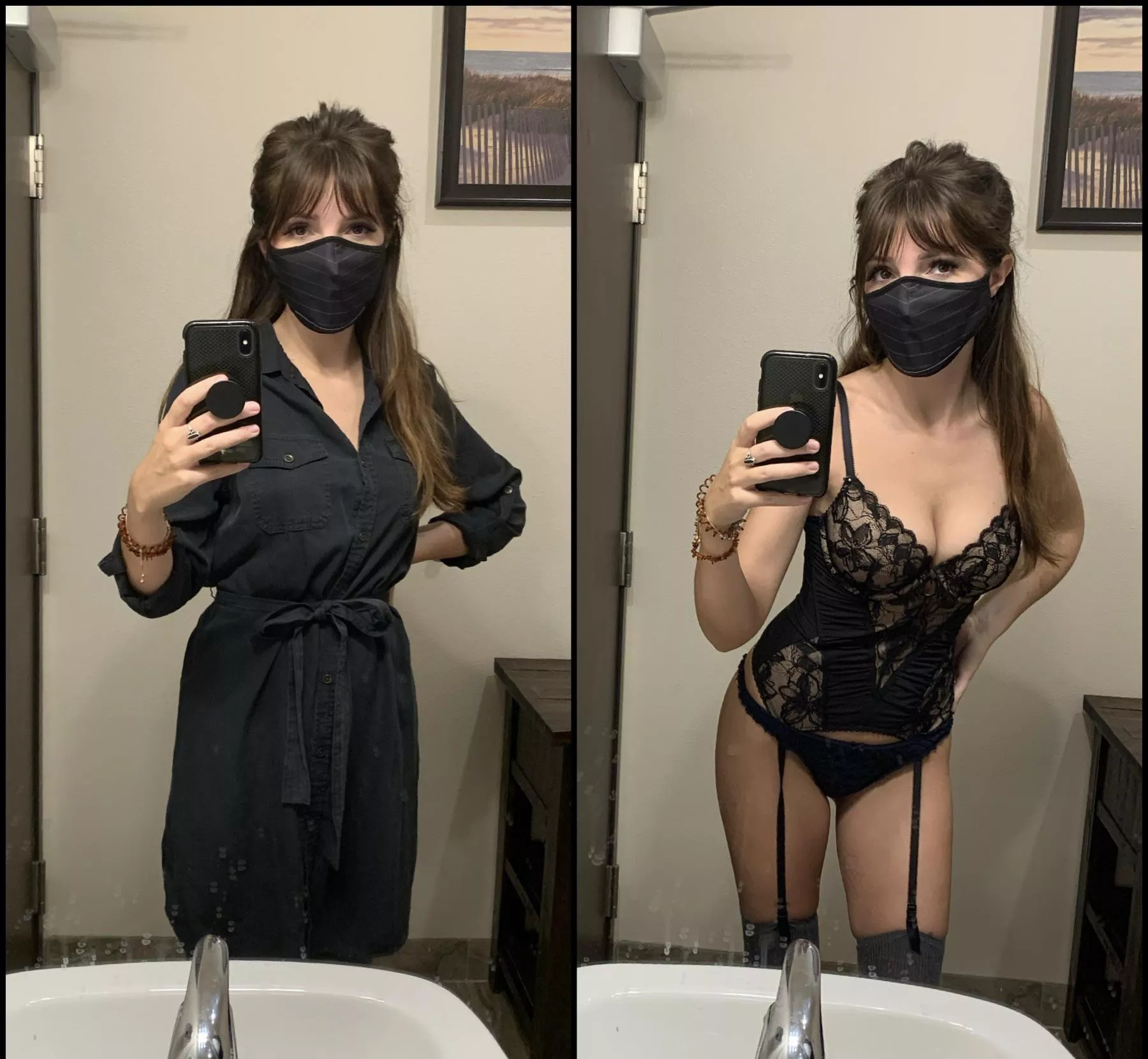 Imagining this under every dress you see today should help increase boner production 📈😉