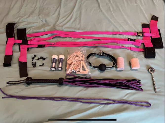 Implements of Destruction used on me for an hour and a half this morning