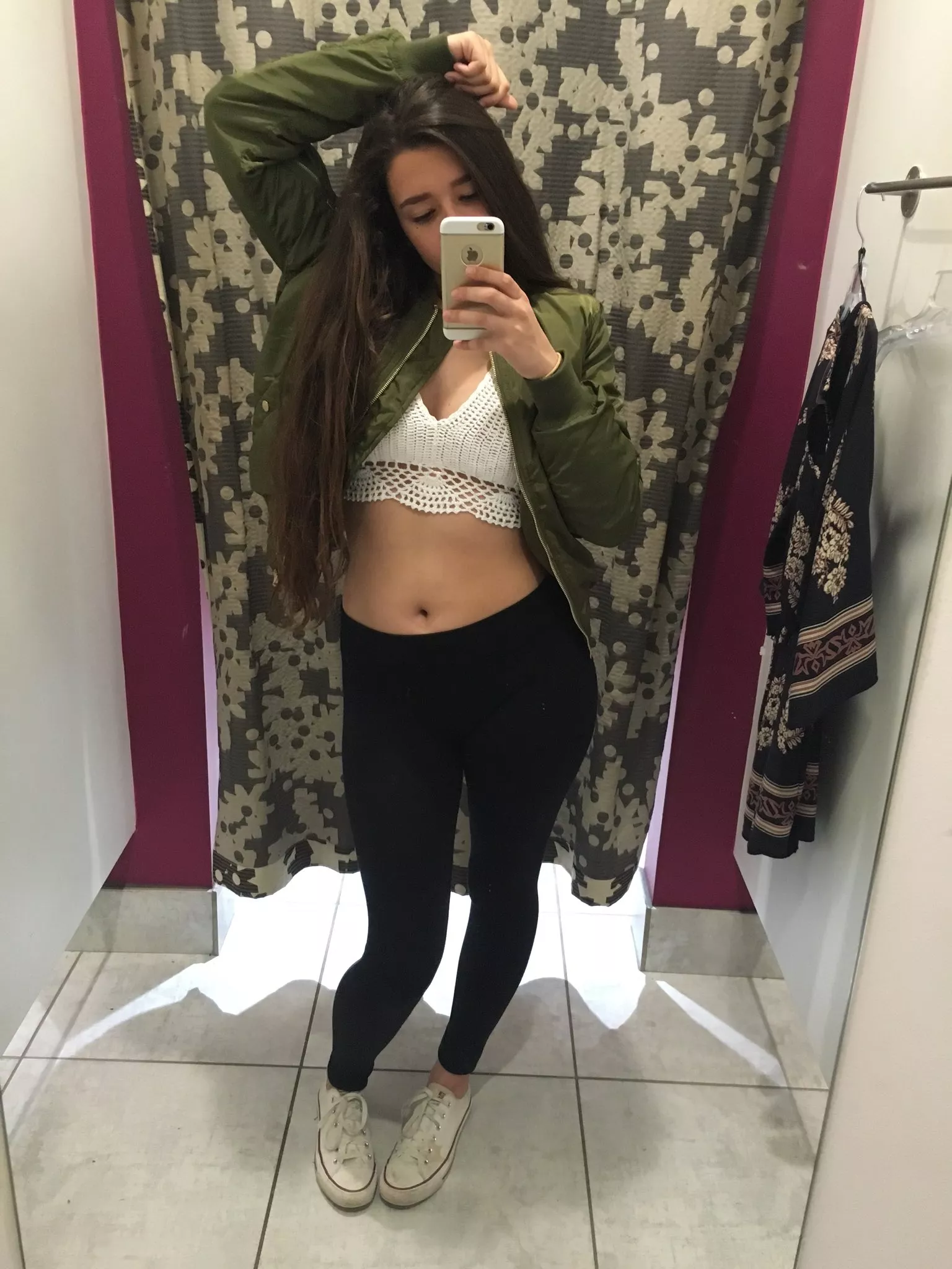 In a dressing room In a dressing room