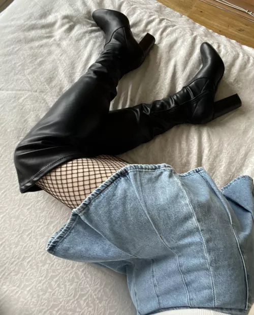 In love with my new boots In love with my new boots