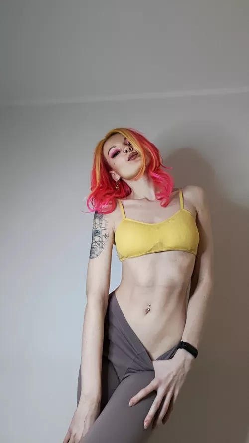 In my gym outfit