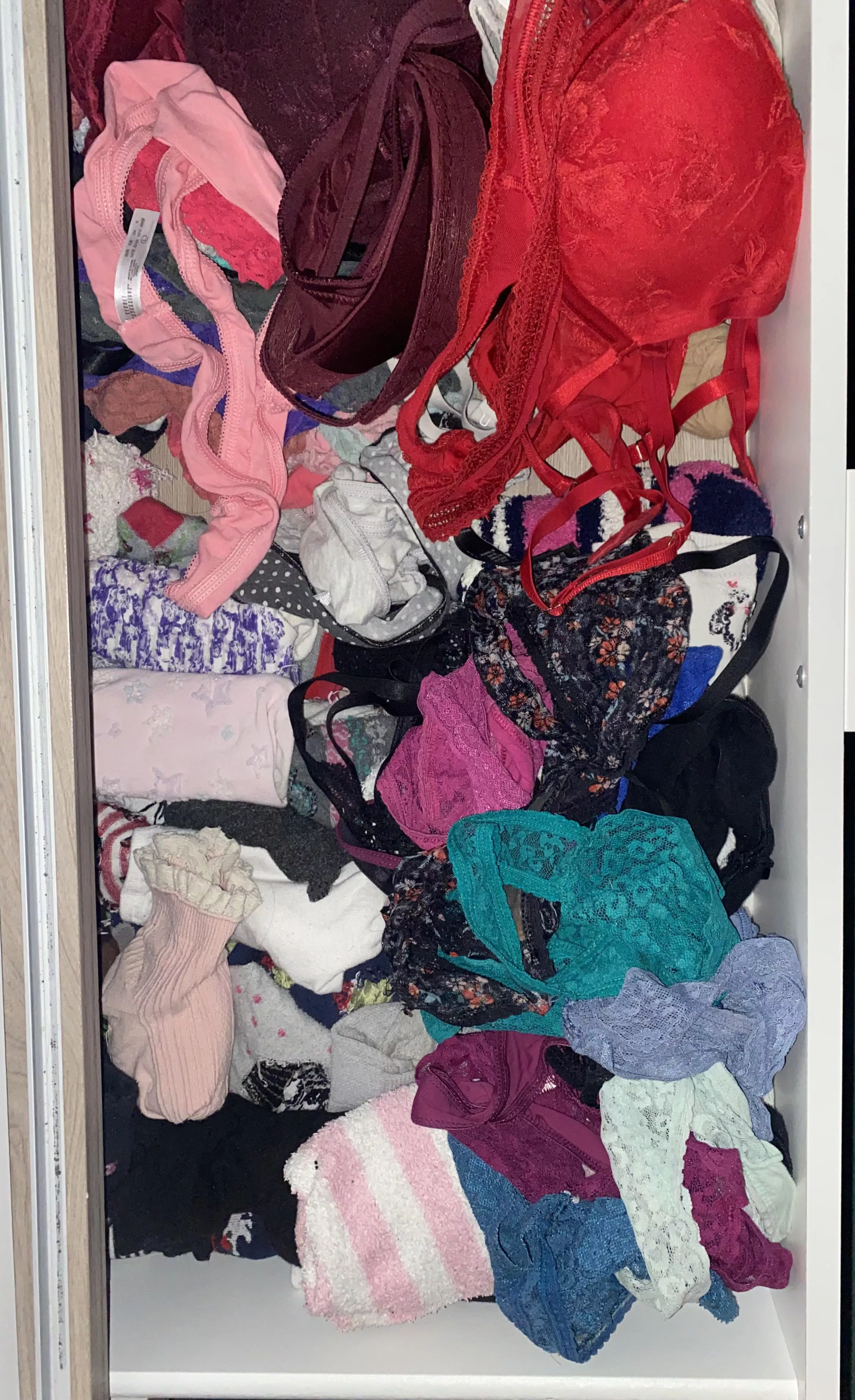 In my sisters panty drawer. What should I take this time? In my sisters panty drawer. What should I take this time?