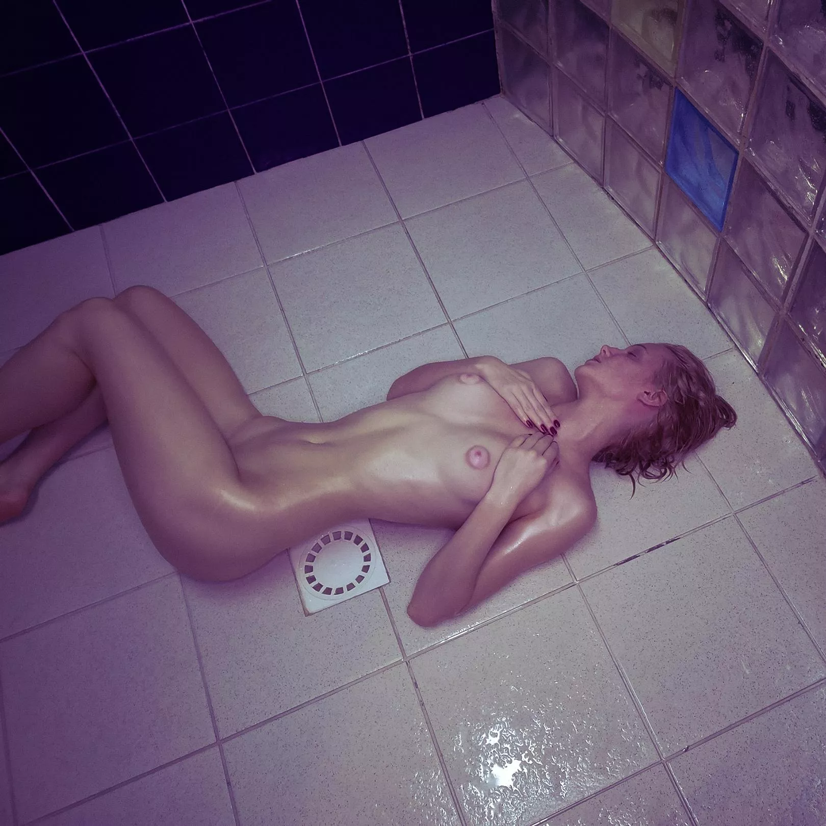 In public shower🙌