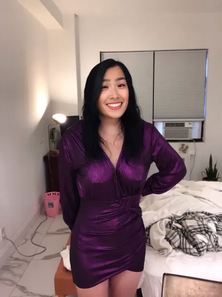 in purple 💞