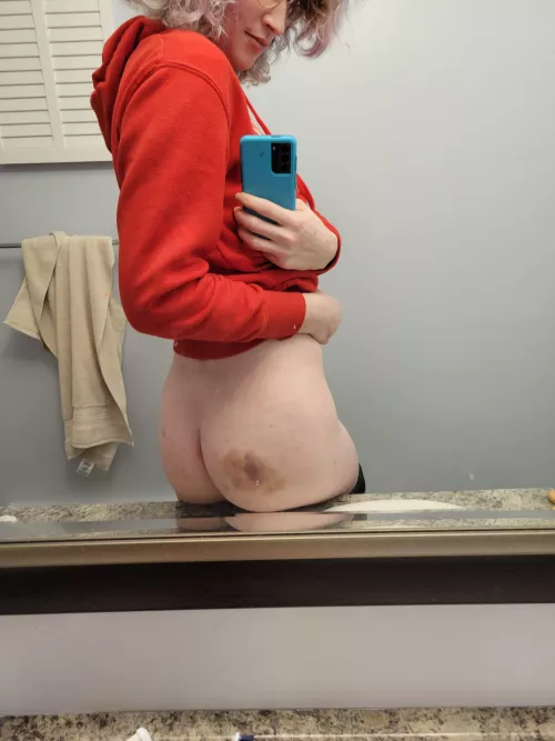 In the battle between my ass and the coat hanger , I'm happy to say my ass won !