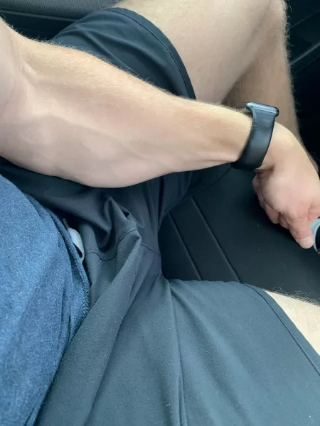 In the car after the gym. Figured Iโd share these throat grippers. Any takers? In the car after the gym. Figured Iโd share these throat grippers. Any takers?