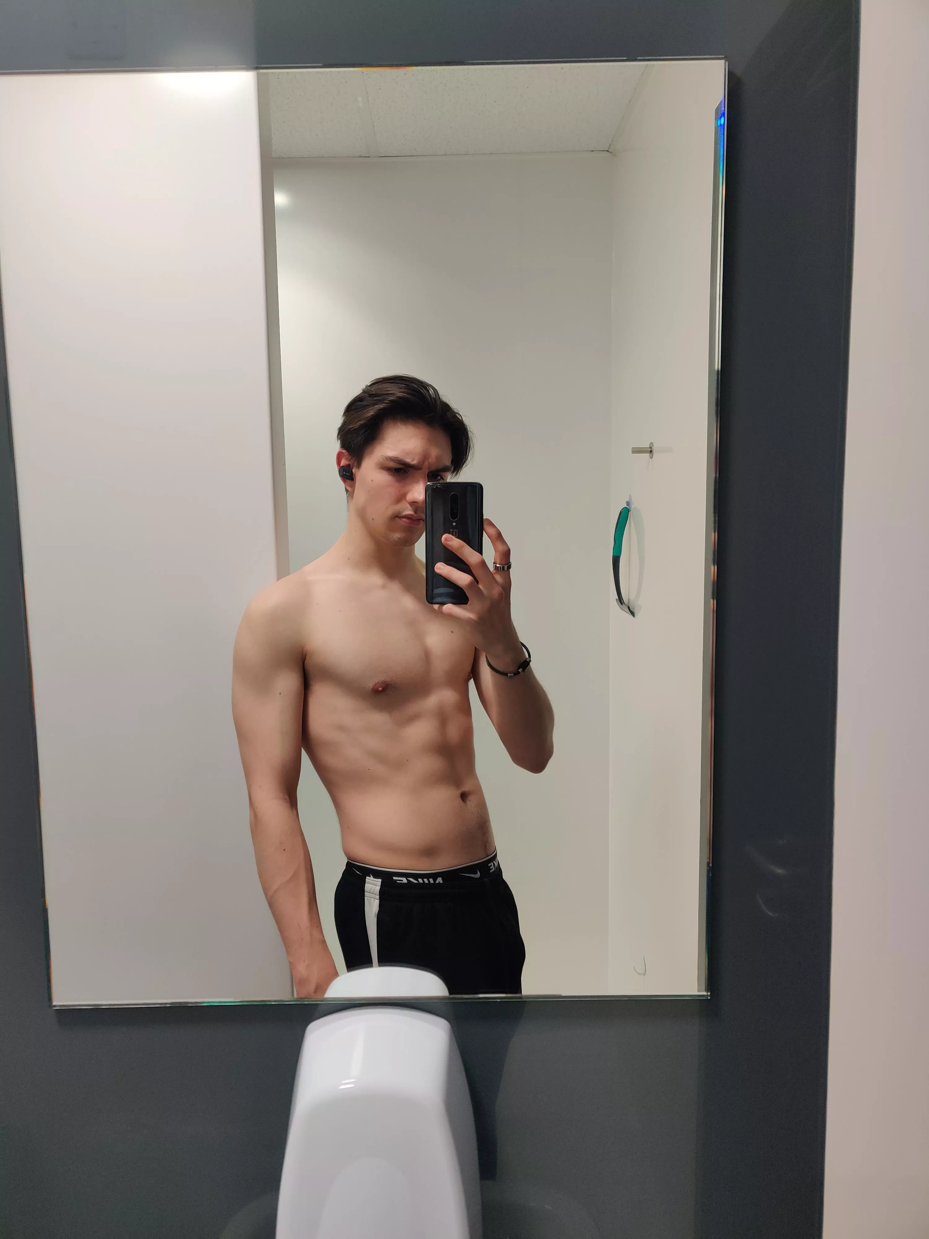 in the gym locker rooms? 😈