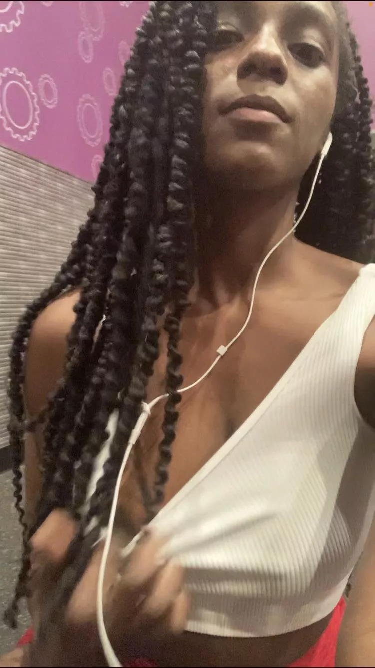 In the middle of my workout