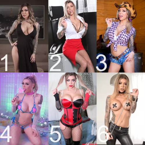 In which outfit would you rather fuck Karma?