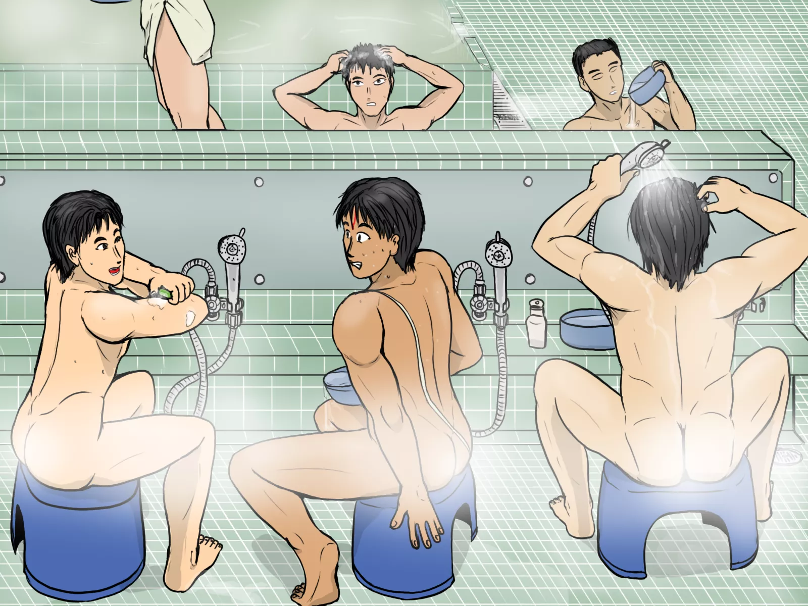 Browse indian dude in japanese style bathing room - rule34gay for free on x...