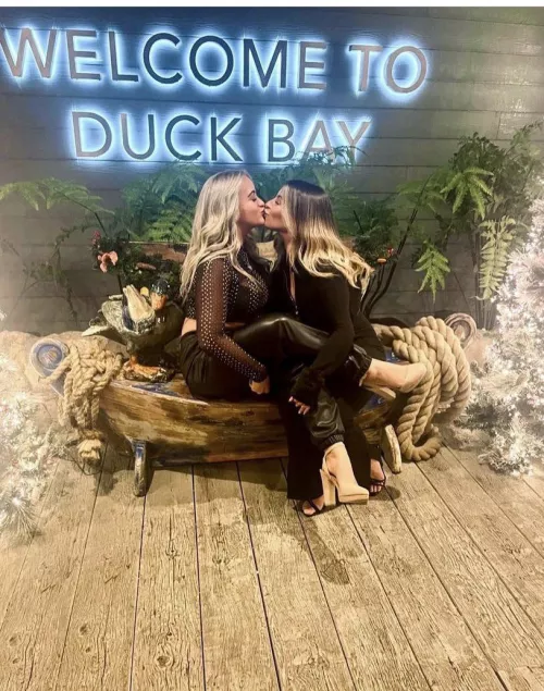 Innocent little kiss