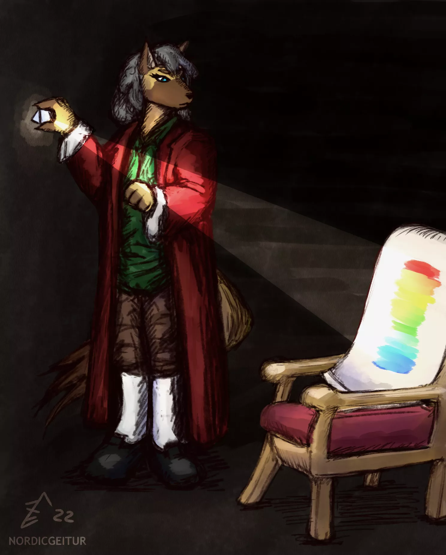 Investigating Light by me, @nordicgeitur on Twitter