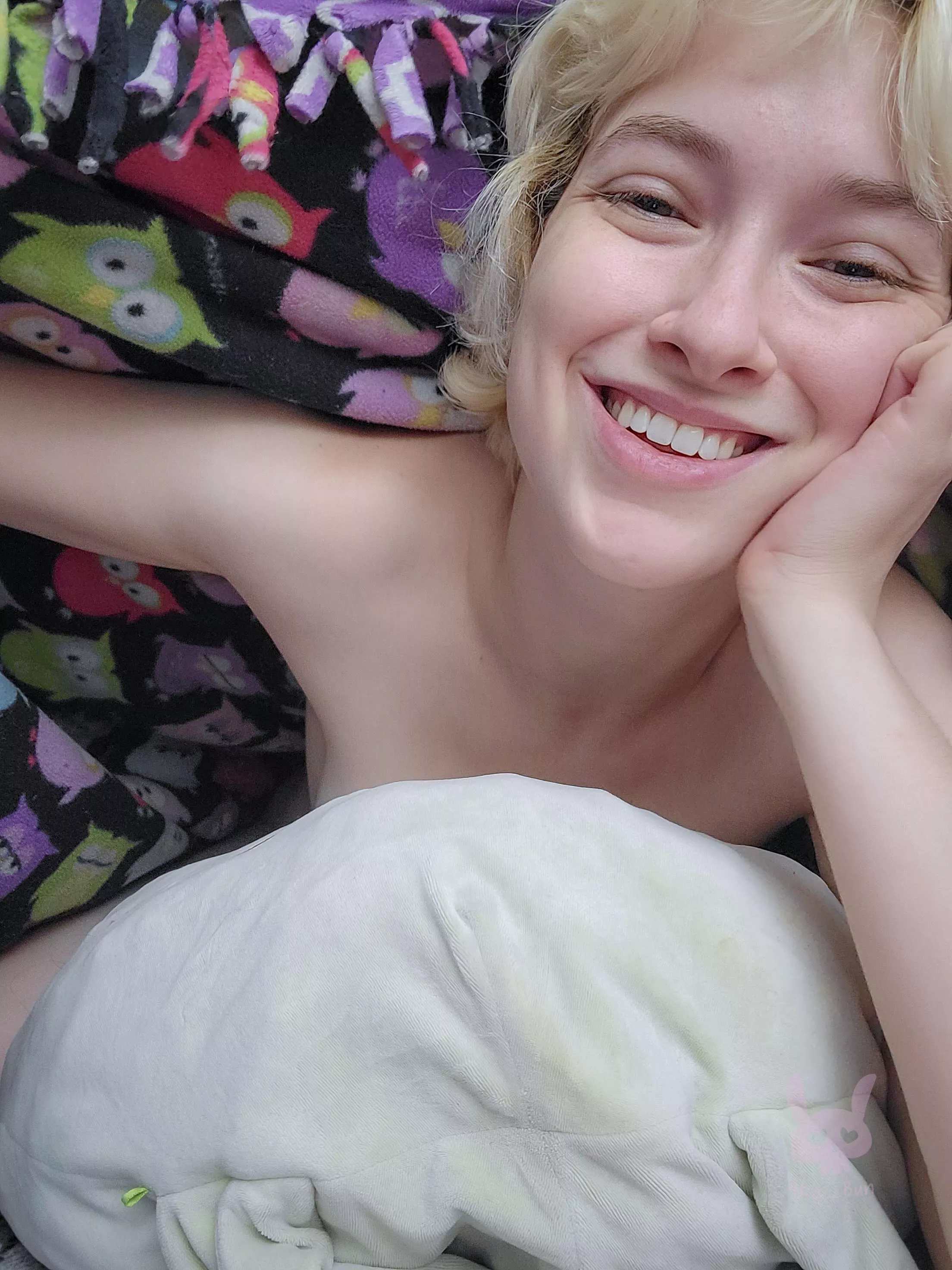 Inviting you back into bed for a cuddle ?