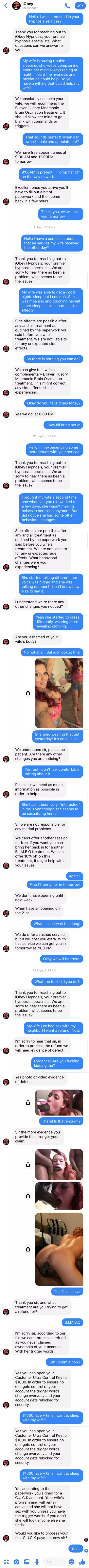 iObey Hypno Services: Customer Ultra Control Key iObey Hypno Services: Customer Ultra Control Key