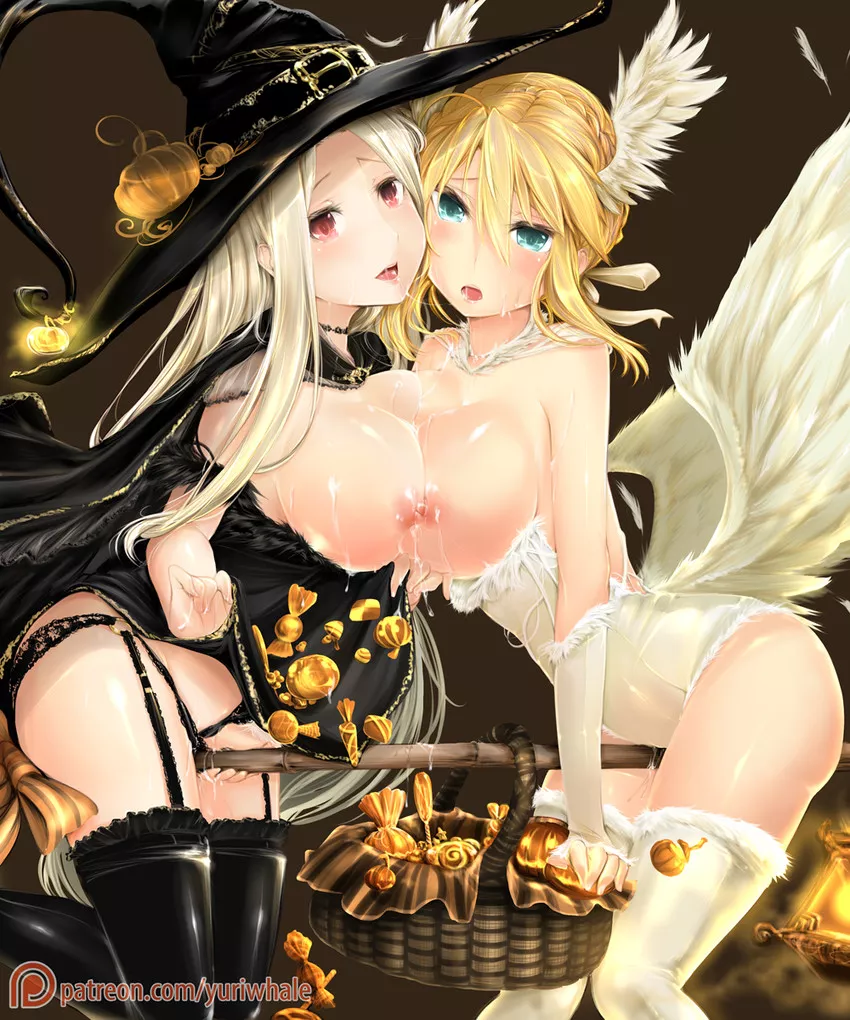 Irisviel and Saber Ready for Halloween Irisviel and Saber Ready for Halloween