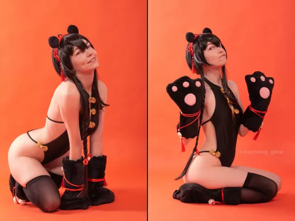Is it a girl? Is it a bear? No, it’s a Chinaloid! Is it a sexy one? Is it a dorky one? Why not both! | Yuezheng Ling cosplay by Murrning_Glow Is it a girl? Is it a bear? No, it’s a Chinaloid! Is it a sexy one? Is it a dorky one? Why not both! | Yuezheng Ling cosplay by Murrning_Glow