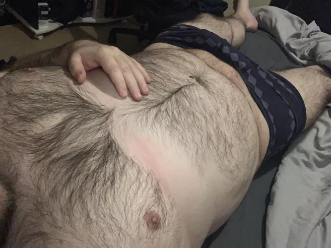 Is it mean of me to not pull my boxers all the way down? Maybe you could..