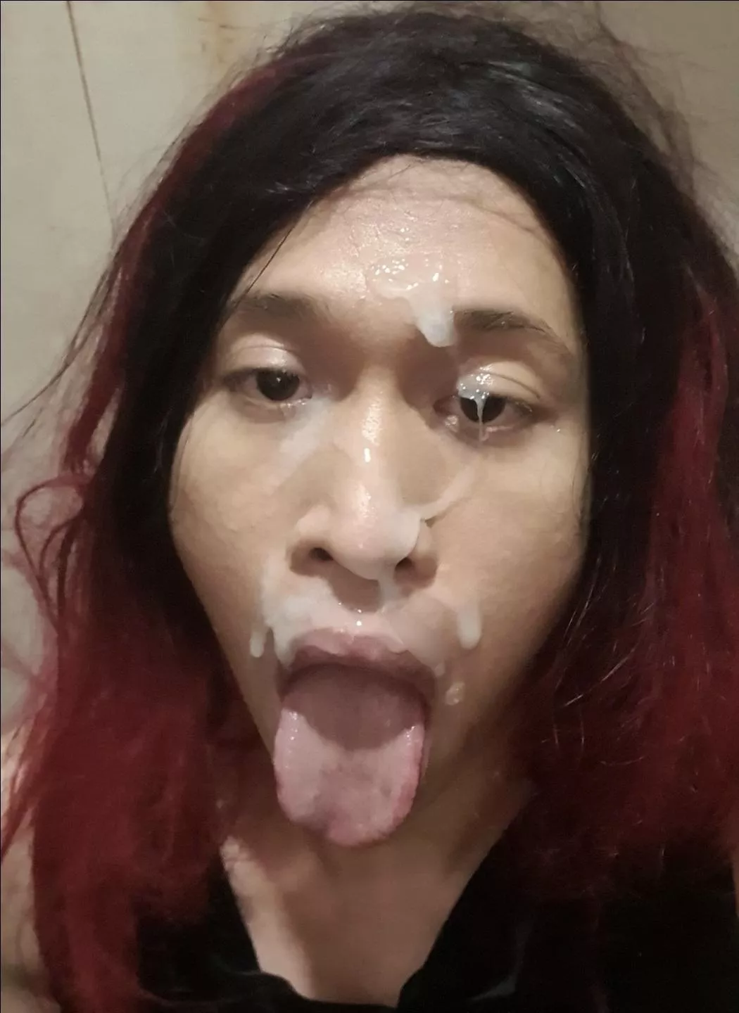 is my cum-plastered face pretty? π₯Ί is my cum-plastered face pretty? π₯Ί