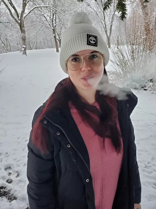 Is that my breath from it being cold? Nah just an exhale