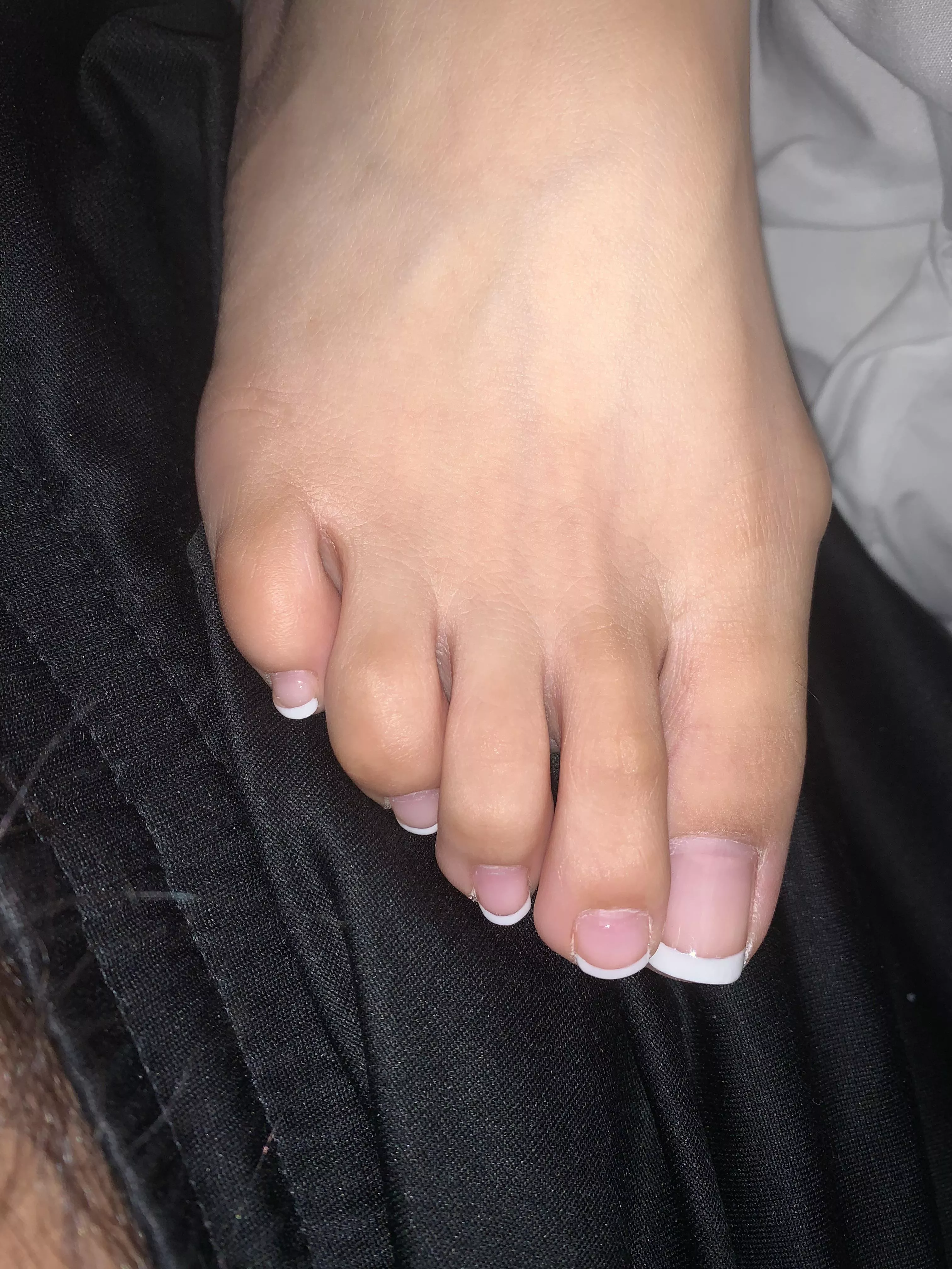 It could be your cock I’m running with my toes. DMs open